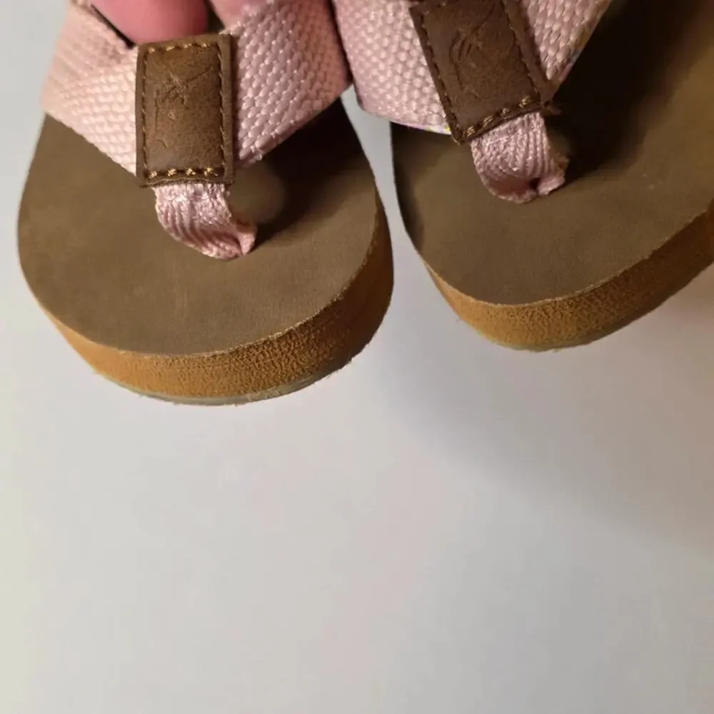 Tommy Bahama Toddler size 5-6 Thong Flip‎ Flops with Elastic Back EUC